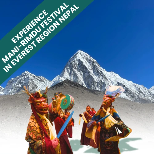 Mani rimdu festival in Nepal everest region