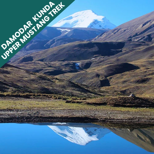 Damodar Kunda Upper Mustang Trek – Sacred high-altitude lake surrounded by Himalayan peaks and spiritual serenity in Mustang Nepal