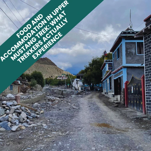 Food and Accommodation in Upper Mustang Trek – Traditional Tea House Dining Experience