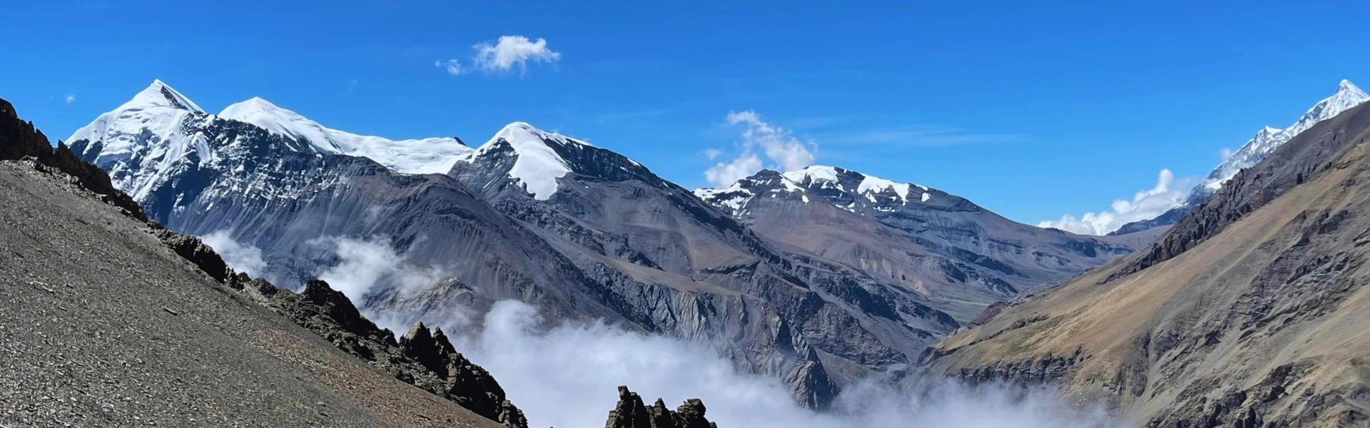 Upper Mustang Trek view of the mustang Himalayan range