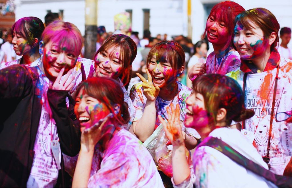 Holi festival in Nepal