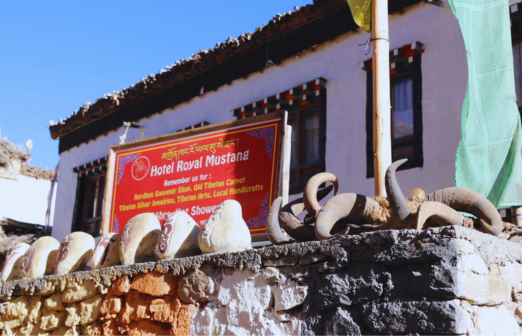 Tea house while trek in Upper Mustang