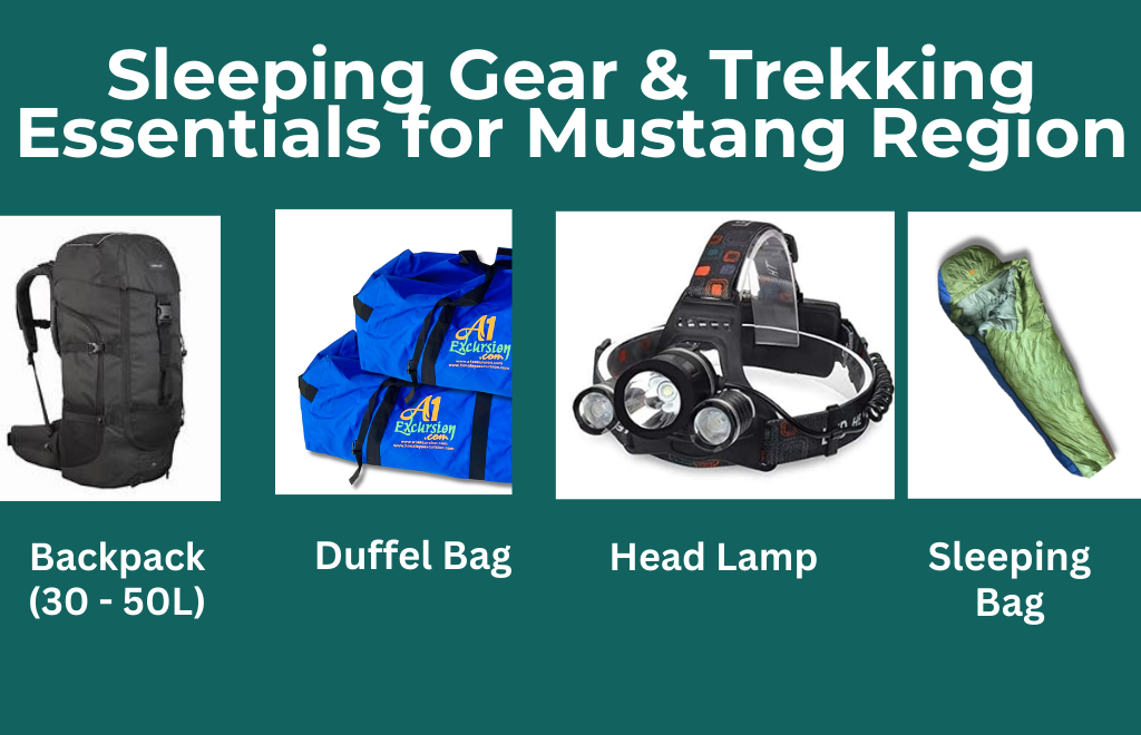 Trekking Checklist for upper Mustang Region