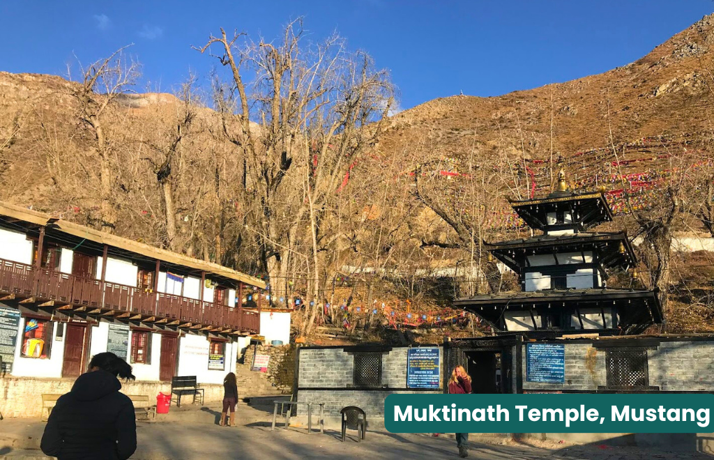 religious muktinath temple-mustang region