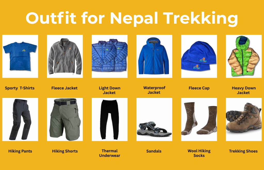 nepal trekking packing equipment