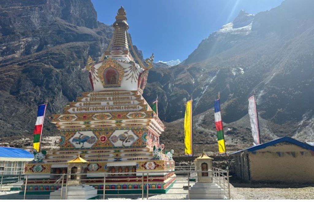 view from the manaslu trek