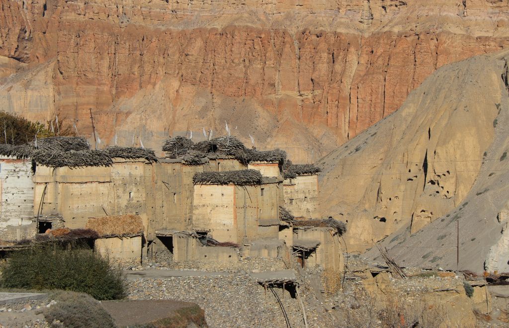 village landscape of Upper Mustang