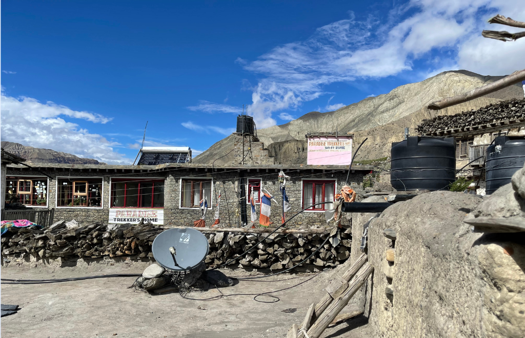Houses on the Saribung Pass Trek