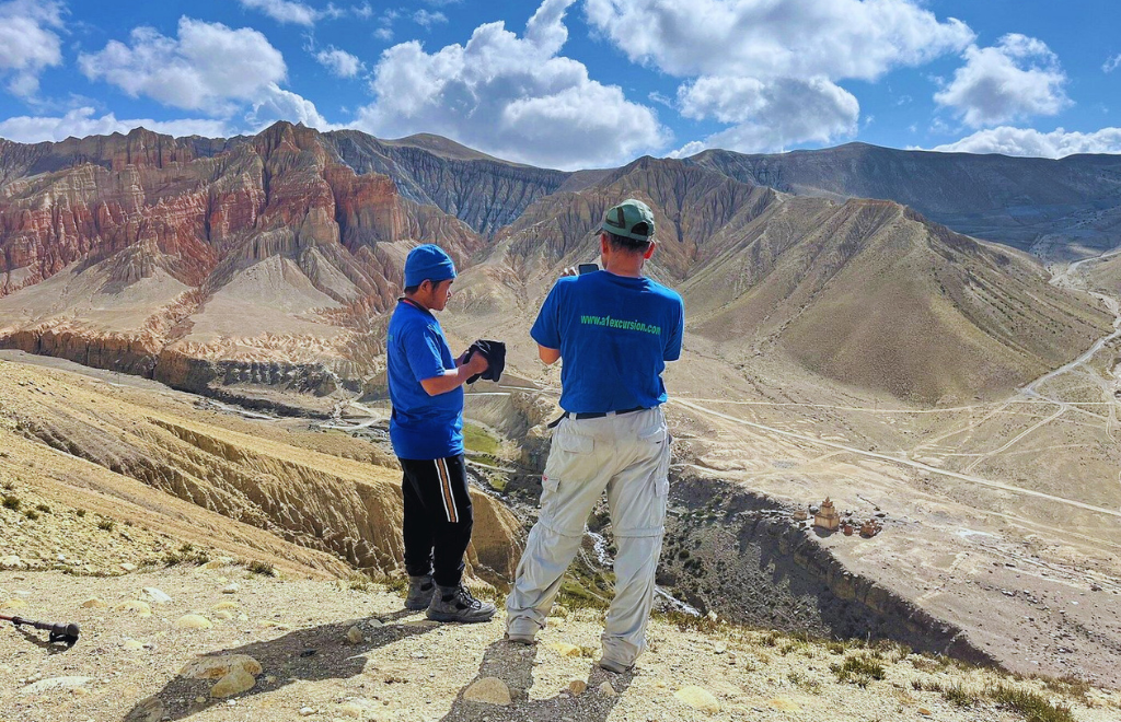 upper mustang landscape