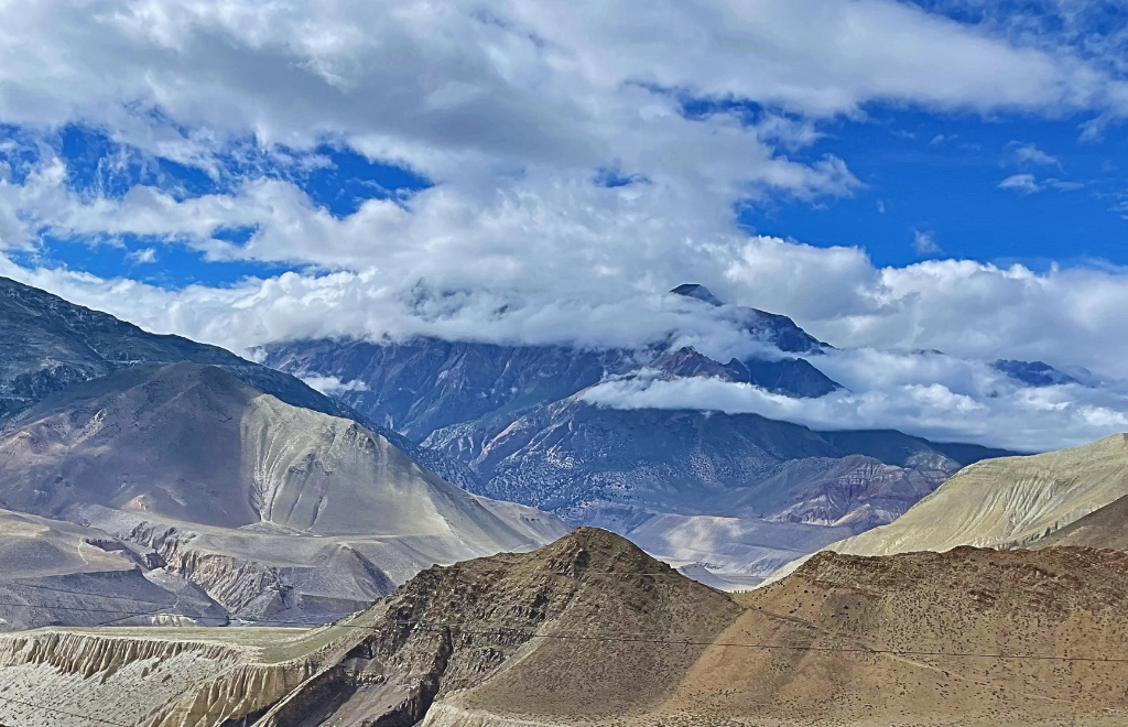 upper mustang landscape