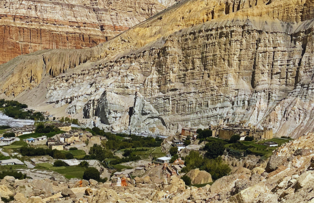 upper mustang landscape