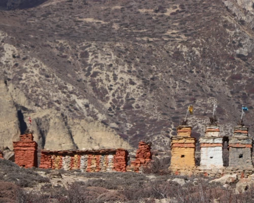 Chorten In Upper Mustang